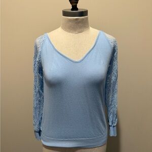 SHEIN Light Blue Knit Top